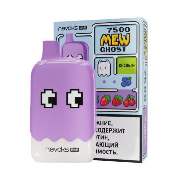 BRUSKO MEW GHOST 7500 Ягодный Микс Кислый BRUSKO MEW GHOST 7500 Ягодный Микс Кислый