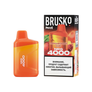 Brusko NRG 4000 Персиковый Сок Brusko NRG 4000 Персиковый Сок