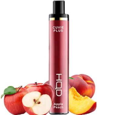 Электронная сигарета HQD Cuvie Plus 1200 (Яблоко-Персик) Электронная сигарета HQD Cuvie Plus 1200 (Яблоко-Персик)