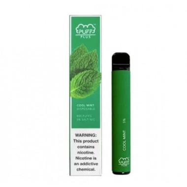 Электронная сигарета PUFF PLUS 800 Cool Mint (Холодный ментол) Электронная сигарета PUFF PLUS 800 Cool Mint (Холодный ментол)