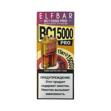 ELFBAR 15000 BC PRO Киви маракуйя гуава