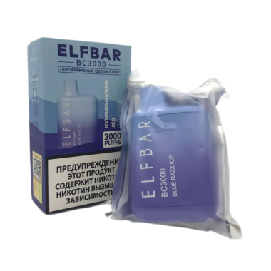 ELFBAR 3000 Голубика малина лёд ELFBAR 3000 Голубика малина лёд
