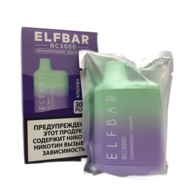 ELFBAR 3000 Клюква виноград ELFBAR 3000 Клюква виноград