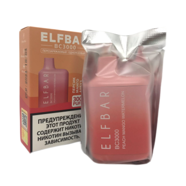 ELFBAR 3000 Манго персик арбуз ELFBAR 3000 Манго персик арбуз