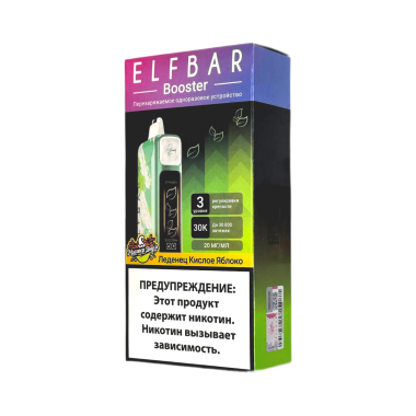 ELFBAR 30000 Леденец кислое яблоко ELFBAR 30000 Леденец кислое яблоко