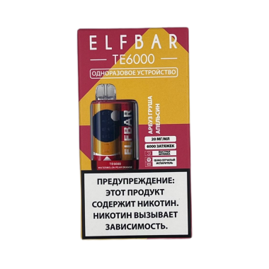 ELFBAR 6000 TE Арбуз груша апельсин ELFBAR 6000 TE Арбуз груша апельсин