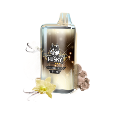 HUSKY CYBER NEW 8000 Ванильное мороженое лёд