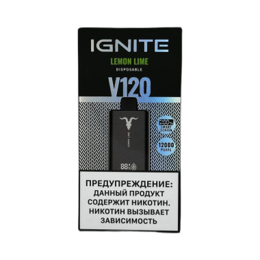 IGNITE V 120 12000 Лимон лайм IGNITE V 120 12000 Лимон лайм
