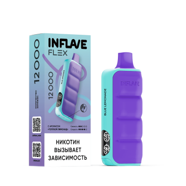 INFLAVE FLEX 12000 Голубой лимонад INFLAVE FLEX 12000 Голубой лимонад