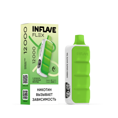 INFLAVE FLEX 12000 Чай зеленый виноград INFLAVE FLEX 12000 Чай зеленый виноград
