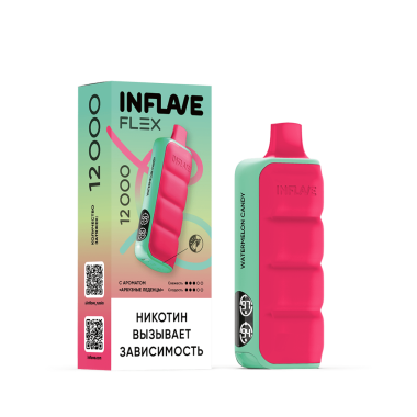 INFLAVE FLEX 12000 Арбузные леденцы INFLAVE FLEX 12000 Арбузные леденцы