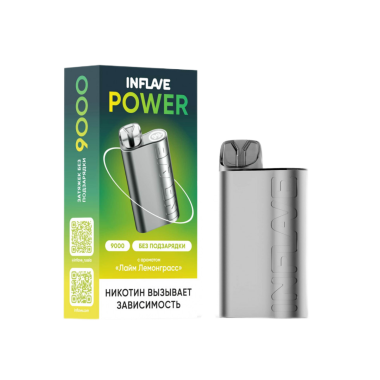 INFLAVE POWER 9000 Лайм лемонграсс INFLAVE POWER 9000 Лайм лемонграсс