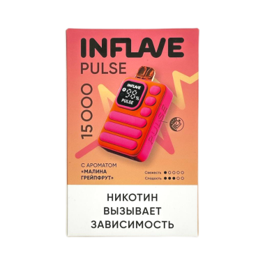 INFLAVE PULSE 15000 Малина грейпфрут INFLAVE PULSE 15000 Малина грейпфрут