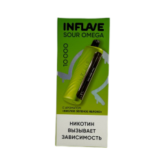 INFLAVE SOUR OMEGA 10000 Кислое зеленое яблоко
