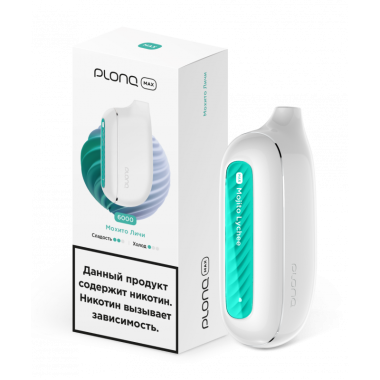 Plonq MAX 6000 Мохито, Личи Plonq MAX 6000 Мохито, Личи