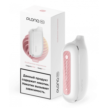 Plonq MAX 6000 Клубничное Мороженое Plonq MAX 6000 Клубничное Мороженое
