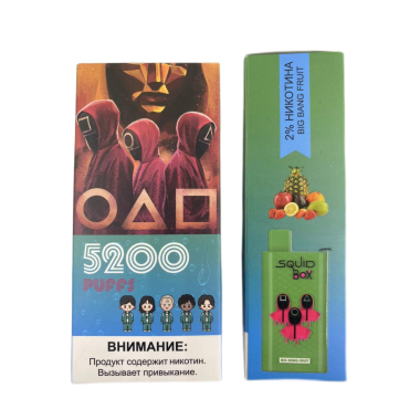 R AND M Squid Box 5200 Ягодный взрыв R AND M Squid Box 5200 Ягодный взрыв