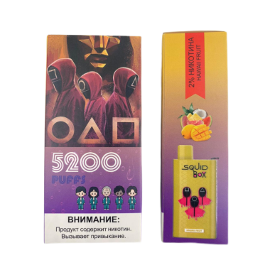R AND M Squid Box 5200 Гавайские фрукты R AND M Squid Box 5200 Гавайские фрукты