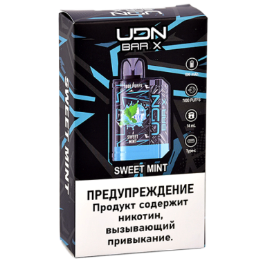 UDN BAR X III 7000 Сладкая Мята